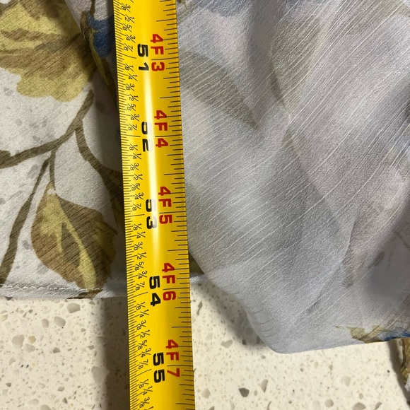 Lulu's Blue and White Floral Maxi Dress - Picture 9 of 9